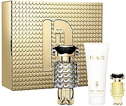 Fragrances, Perfumes, Cosmetics Paco Rabanne Fame - Set (edp/80ml + b/lot/100ml + edp/mini/4ml)