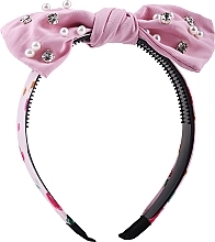 Fragrances, Perfumes, Cosmetics Hair Band, FA-5651, pink with bow - Donegal