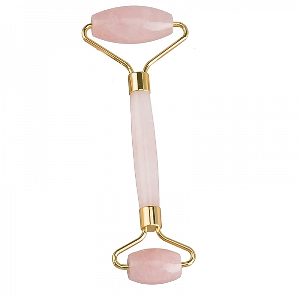 Face Massage Roller, rose quartz - Deni Carte Anti-Ageing Facial Massage Roller — photo N1