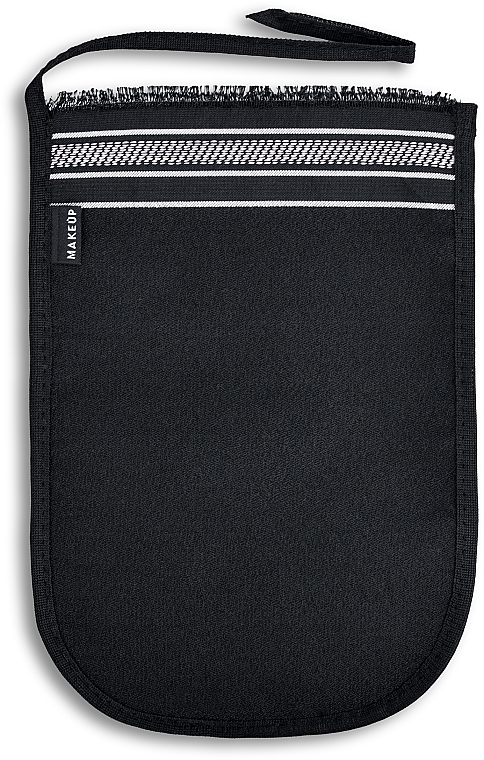 Exfoliating Mitt 'Strong', black - MAKEUP Exfoliating Mitt Black — photo N1