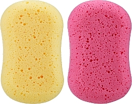 Fragrances, Perfumes, Cosmetics Oval Shower Sponge, Yellow - Better Oval Sponge