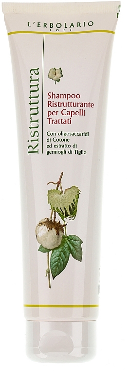 Repairing Shampoo for Colored Hair - L'erbolario Shampoo Ristrutturante per Capelli Trattati — photo N6