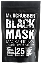 Fragrances, Perfumes, Cosmetics Black Collagen Face Film-Mask - Mr.Scrubber Black Mask