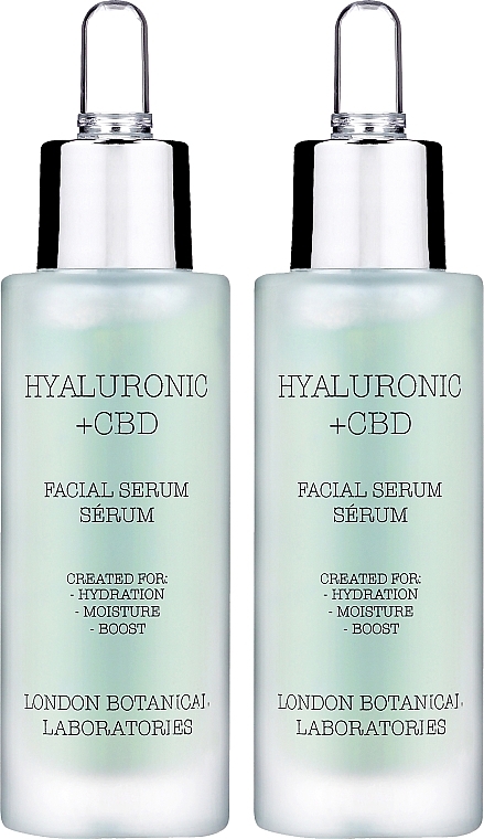 Set - London Botanical Laboratories Hyaluronic Acid+CBD Moisture Surge Serum (Serum/30ml + Serum/30ml) — photo N1