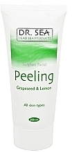 Fragrances, Perfumes, Cosmetics Soap-Free Grape Seed & Lemon Face Peeling - Dr. Sea Peeling Grapeseed & Lemon