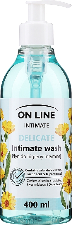 Intimate Hygiene Gel "Calendula" - On Line Intimate Delicate Intimate Wash — photo N1