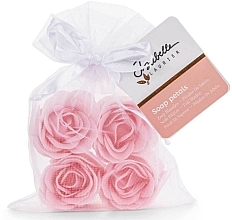 Fragrances, Perfumes, Cosmetics Organza Bag Soap Roses 'Coral Pink—Roses' - Isabelle Laurier Soap