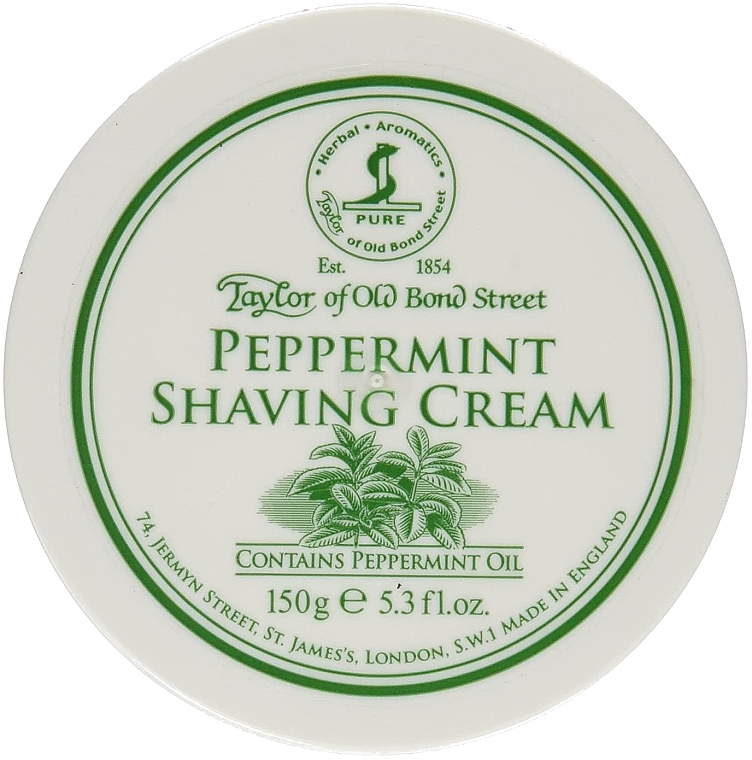 Shaving Cream "Mint" - Taylor of Old Bond Street Shaving Cream — photo N2