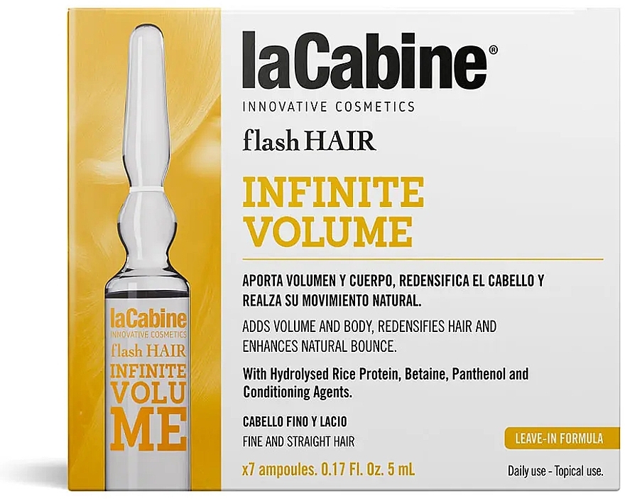 Hair Volume Ampoule - La Cabine Flash Hair Infinite Volume — photo N4