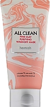 Fragrances, Perfumes, Cosmetics Cleansing Clay Mask - Heimish All Clean Pink Clay Purifying Wash Off Mask