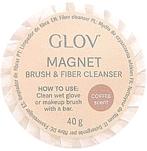 Fragrances, Perfumes, Cosmetics Brush & Fiber Cleanser 'Coffee' - Glov Magnet Brush & Fiber Cleanser Coffee