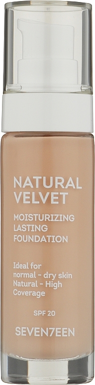 Foundation - Seventeen Natural Velvet Moisturizing Lasting Foundation — photo N1