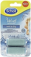 Replacement Rollers for Electric Files - Scholl Velvet Smooth Wet&Dry — photo N1