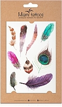 Fragrances, Perfumes, Cosmetics Temporary Tattoo - Miami Tattoos Plume