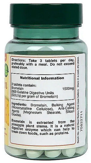Bromelain Dietary Supplement, 1500 mg - Holland & Barrett Bromelain — photo N8