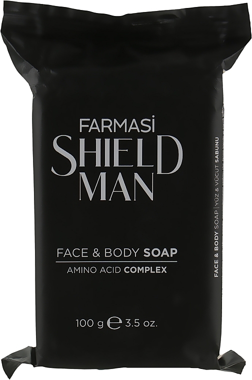 Natural Soap - Farmasi Shield Man Face & Body Soap — photo N1