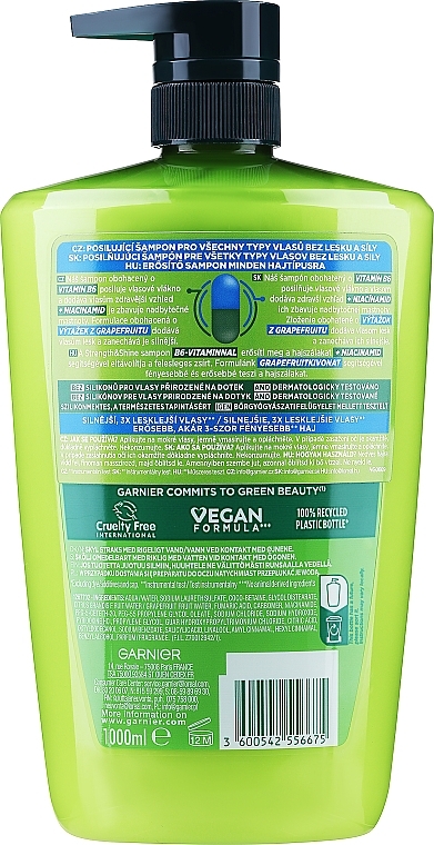 Hair Shampoo - Garnier New Fructis Shampoo — photo N3