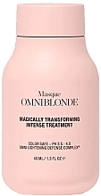 Fragrances, Perfumes, Cosmetics Mask for Damaged, Colored and Blonde Hair - Omniblonde Magically Transforming Intense Treatment Masque (mini)