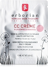 Fragrances, Perfumes, Cosmetics CC Cream - Erborian CC Cream High Definition Radiance Face Cream SPF25 (sample)