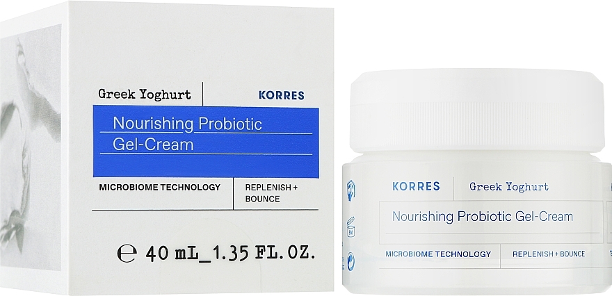 Moisturizing Probiotic Face Gel Cream for Normal & Oily Skin - Korres Greek Yoghurt Nourishing Probiotic Gel-Cream — photo N2