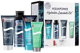 Fragrances, Perfumes, Cosmetics Set - Biotherm Set Homme Aquapower (cr/20ml + gel/40ml + foam/50ml + sh/gel/50ml)