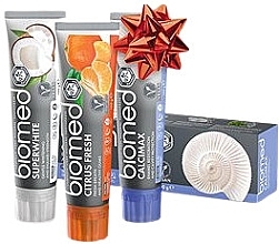 Fragrances, Perfumes, Cosmetics Gift Set - Biomed Set(tooth/paste/3x100g)