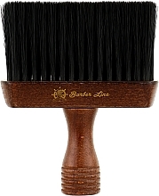 Wooden Neck Brush, 06076 - Eurostil Barber Line Triton — photo N1