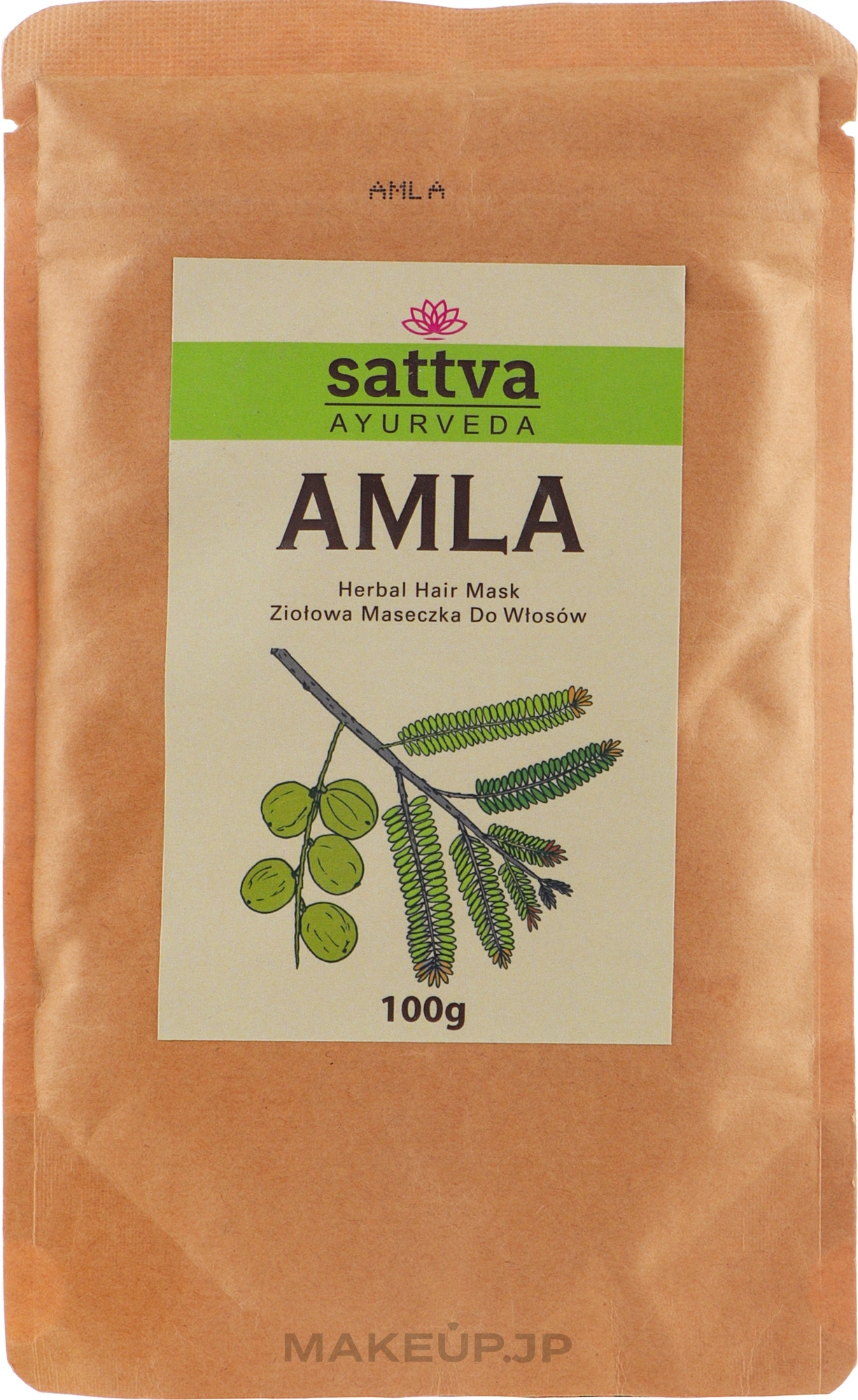 Ayurvedic Hair Powder "Amla" - Sattva — photo 100 g