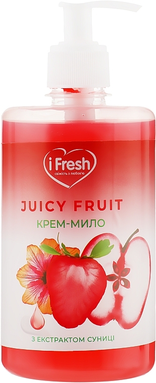 Hand Cream Soap with Strawberry Extract & Fruit Scent - iFresh — photo N1