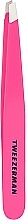 Fragrances, Perfumes, Cosmetics Tweezers 1230-PR Slant Tweezer Pink - Tweezerman