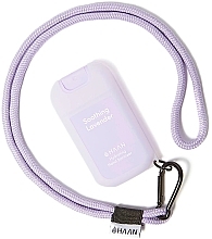 Fragrances, Perfumes, Cosmetics Antiseptic Holder with Lace - HAAN Case & Lanyard Soothing Lavender