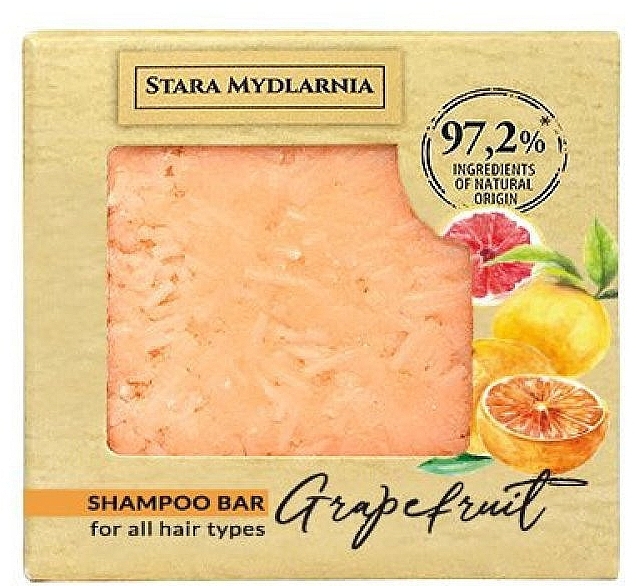 Grapefruit Solid Shampoo - Stara Mydlarnia Grapefruit Shampoo Bar — photo N1