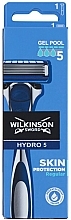 Fragrances, Perfumes, Cosmetics Razor with 1 Cartridge Refill - Wilkinson Sword Hydro 5 Skin Protection Regular