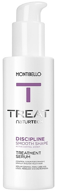 Serum for Unruly, Frizzy or Curly Hair - Montibello Treat Naturtech Discipline Smooth Shape Serum — photo N7