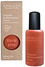 Fragrances, Perfumes, Cosmetics Antimicrobial Toner - Apricot Think Zinc Organic Antimicrobial Toner