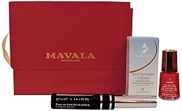 Fragrances, Perfumes, Cosmetics Set - Mavala (lacquer/5ml + liner/10ml + cr/5ml + bag)