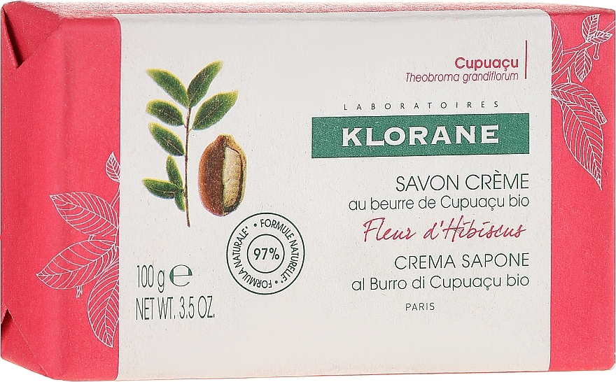 Soap - Klorane Cupuacu Hibiscus Flower Cream Soap — photo N1