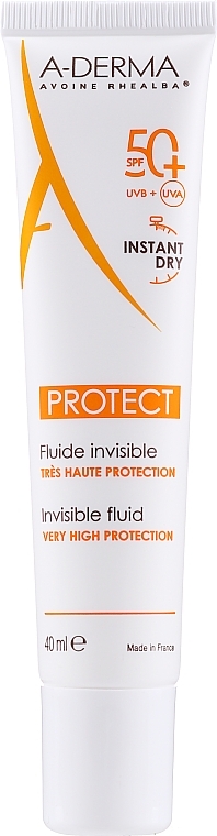 Sun Fluid SPF 50+ - A-Derma Protect Invisible Fluid Very High Protection — photo N1