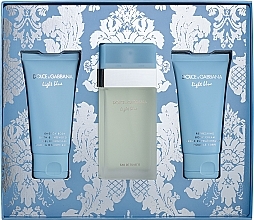 Dolce&Gabbana Light Blue - Set (edt 50ml + b/l 50ml + s/g 50ml) — photo N4