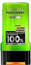 Fragrances, Perfumes, Cosmetics Shower Gel - L'Oreal Paris Men Expert Clean Power Shower Gel