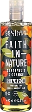 Fragrances, Perfumes, Cosmetics Shampoo for Normal and Greasy Hair 'Grapefruit and Orange' - Faith In Nature Grapefruit & Orange Shampoo
