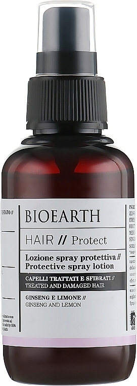 Damaged Hair Protecting Spray - Bioearth Hair Protective Spray-Lotion — photo N1