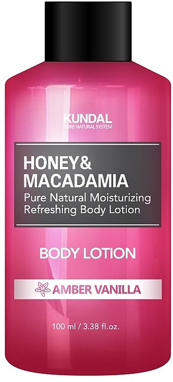 Body Lotion "Amber Vanilla" - Kundal Honey & Macadamia Body Lotion Amber Vanilla — photo N6