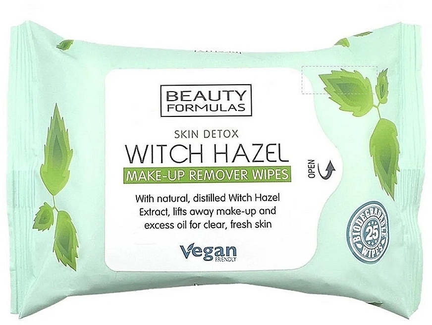 Hammamelis Makeup Remover Wipes - Beauty Formulas Witch Hazel Makeup Remover Wipes — photo N1