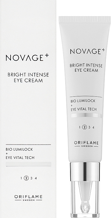 Anti-Pigmentation Eye Cream - Oriflame Novage+ Bright Intense Eye Cream — photo N2