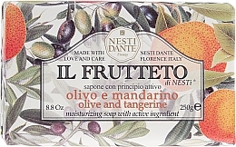 Fragrances, Perfumes, Cosmetics Soap "Olive Oil & Tangerine" - Nesti Dante Il Frutteto Soap