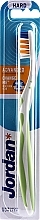 Hard Toothbrush, without cap, white-green - Jordan Advanced Toothbrush — photo N5