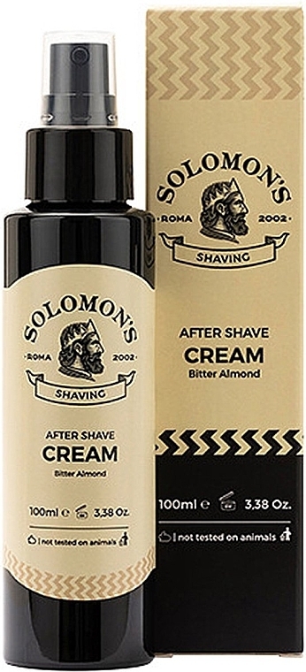 Bitter Almond After Shave Cream - Solomon's After Shave Cream Bitter Almond — photo N1