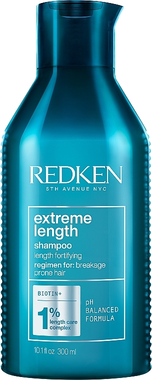 Strengthening Biotin Long Hair Shampoo - Redken Extreme Length Shampoo — photo N1