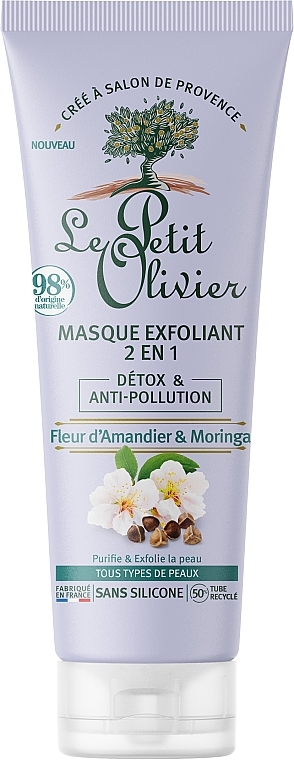 Anti-Pollution Foam Mask "Almond Blossom" - Le Petit Olivier Anti-Pollution Foam Mask Almond Blossom — photo N1
